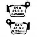 EBC Brakes EPFA Sintered Fast Street and Trackday Pads Rear - EPFA368HH EBC Brakes EPFA Sintered Fast Street and Trackday Pads Rear - EPFA368HH